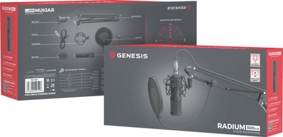 Микрофон Genesis Radium 300 XLR трипод, филтер (NGM-1695)