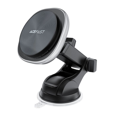 Mbajtës makine Acefast D42, magnetik, karikim wireless 15W, i zi