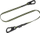 Litar sigurie Crewsaver Crewline Pro 2024, dy grepa, jo elastik, 3.0 m