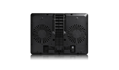 Bazë ftohëse për laptop Deepcool U-Pal, 15.6", 2 ventilatorë, e zezë