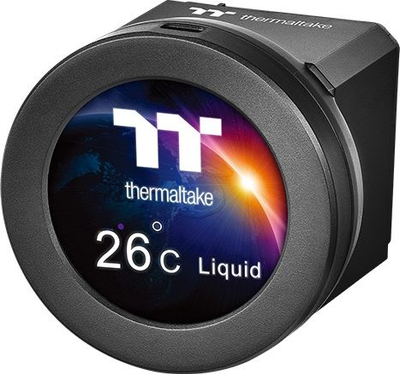 Ftohës uji për PC Thermaltake Floe RC Ultra 240, radiator 240mm, LCD, i zi