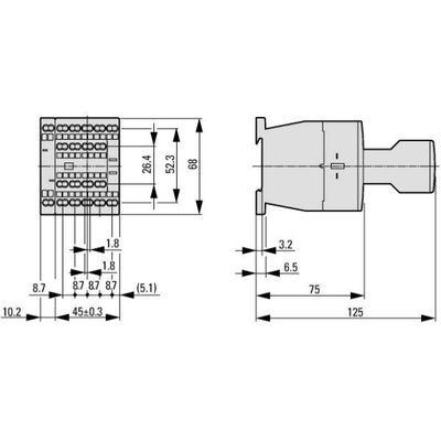 Kontaktues energjie Eaton 276834, DILM12-10, 24V, 50/60Hz