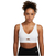 Sutjen sportiv Nike Dri FIT Indy V Neck, për femra, mbështetje e lehtë, i bardhë