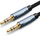 Kabllo audio Ugreen 3.5mm në 3.5mm, 2m, e zezë