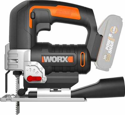 Sharra elektrike Worx WX543.9, 20V, 2600 rrotullime/min, pa bateri