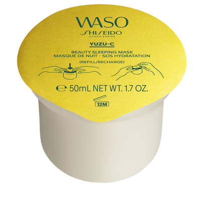 Rimbushje e maskës hidratuese të lëkurës së natës Shiseido Waso Yuzu-C, 50 ml