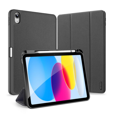 Mbulesë tableti Dux Ducis Domo për iPad 10.2, me mbajtëse stylus, blu e errët