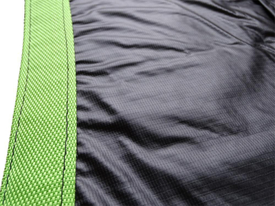 Mbulesë sustash trampoline LEAN Toys Sport Max, 244 cm, për serinë Max, ngjyrë e zezë me jeshile