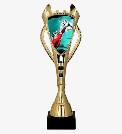 Kupë dekorative futbolli Plastic Golden Cup 7243/SOC3-B, 41.5cm, plastikë dhe metal, ngjyrë ari