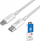 Kabllo karikues Montis MT126, USB C në Lightning, 1m, 20W, e bardhë