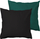 Jastëk dekorativ Matex Dark Green Satin Pillowcase, 40x40cm, dyanshëm, jeshile e errët