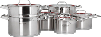 Set tenxheresh Zwieger Klassiker, 11 pjesë, për induksion dhe gaz, argjendtë