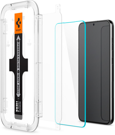 Xham mbrojtës Spigen EZ Fit për Samsung Galaxy S23, 2 copë