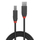 Kabllo USB Lindy 36673, USB A në USB B, 2 m, e zezë