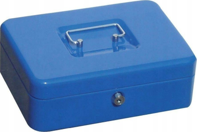 Kuti metalike për para dhe çelësa Extralink Home S-408, me bravë, që merret me vete, blu