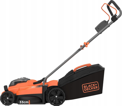 Kositëse me bateri Black and Decker BCMW3336, 36V, 33cm, portokalli e zezë