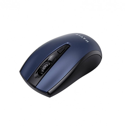 Maus wireless Havit MS858GT, 1600 DPI, 2.4GHz, blu e errët