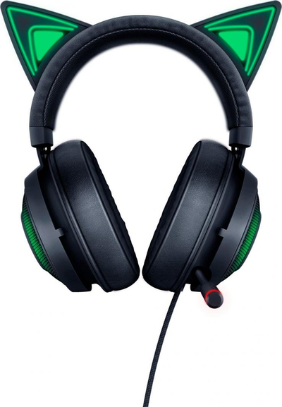 Kufje Razer Kraken Kitty Edition (RZ04 - 02980100 - R3M1), të zeza / të gjelbra