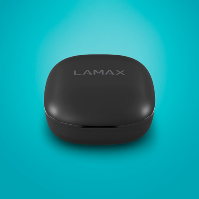 Безжични слушалки LAMAX LXIHMCPS1ACBA, во уво, ANC, црни