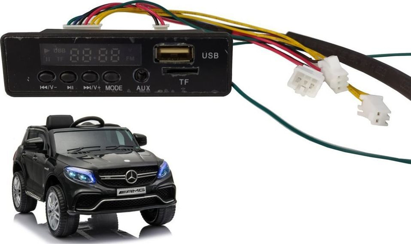 Panel muzikor për veturë Mercedes GLE 63S TR1701, pjesë këmbimi, i zi