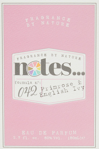 Eau De Parfum Notes 042 Primrose & English Ivy, 80 ml