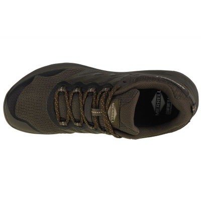 Atlete pune Merrell Work Nova 3 Low Vent, për burra, tekstil sintetik, ngjyrë ulliri e errët