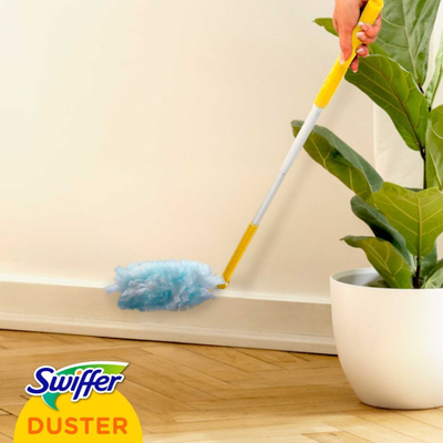 Fshesë pluhuri Swiffer Duster XXL, dorezë 90cm, 2 refill, shumëngjyrëshe