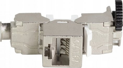 Modul keystone LogiLink NK4064, RJ45 Cat.6A, i blindum, ngjyrë argjendi