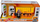 Set lodrash ndërtimi Junfeng Toys Dump Truck 6633, kamion me semafor dhe gjëra shtesë, i verdhë
