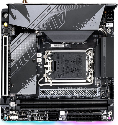 Pllakë amë Gigabyte B760I AORUS PRO, LGA 1700, mini ITX, e zezë