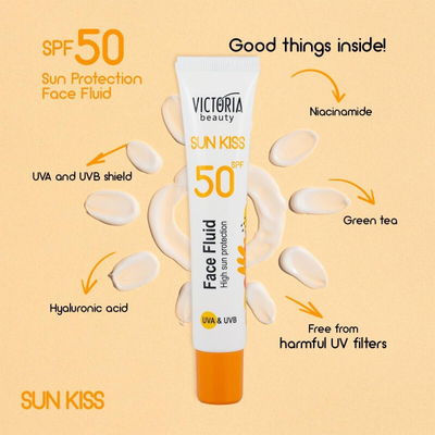 Krem mbrojtës ndaj diellit Victoria Sun Kiss SPF50, 40 ml