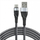 Kabllo USB Everactive USB A në USB C, 2m, 100W, najlon i gërshetuar