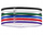 Shirit flokësh Nike Flex Classic Slim, set 6 copë, Game Royal University Red White