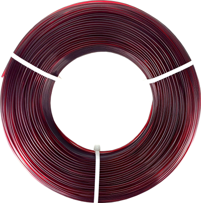 Filament 3D Fiberlogy Refill Easy PET-G, 1.75mm, burgundy transparent