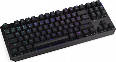 Tastierë gaming Endorfy Thock TKL Wireless, mekanike Kailh Box Black, RGB, e zezë