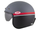 Helmetë moto CASSIDA Oxygen 2.0 Jawa OHC, e hapur, gri matt kuqe zezë bardhë
