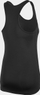 Bluzë sportive për goca 4F Training Top, prerje racerback, material që thith lagështinë, e zezë