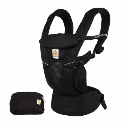 Nositëse bebe Ergobaby Omni Breeze, SoftFlex Mesh, ergonomike, e zezë