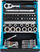 Set bitash Hazet 2200SC-2 SmartCase, 50 copë, Allen Phillips Torx, blu e zezë