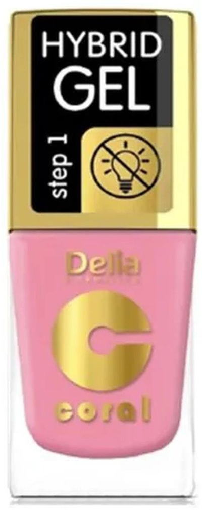 Лак за нокти Delia Cosmetics Coral Hybrid, гел ефект, нијанса 101 Sweet Candy