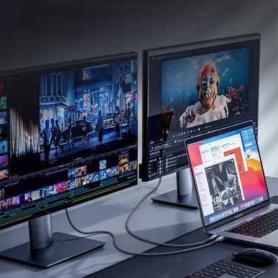 Kabllo USB C Wozinsky WPS UY415S Thunderbolt 4, 240W, 1.5m, i zi