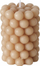 Qiri dekorativ Boltze Pearls, 10x7cm, dyll parafine, bezhë