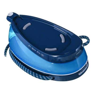 Станица за пеглање со пареа Philips GC7840/20, 2400W, резервоар 1.5L, сина и бела