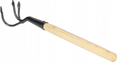 Алатка за градинарство BIG Loosener Claws, 3 метални запци, 35cm, зелена