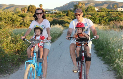 Ulëse biciklete për femijë WeeRide Safe Front, e kaltër