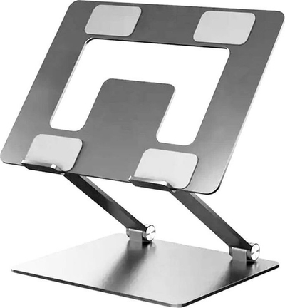 Mbajtëse laptopi Daalo Aptel, metal, e rregullueshme, e zezë