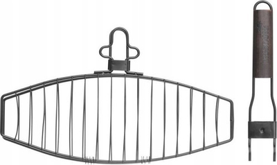 Grill peshku Mustang, jo-ngjitës, me dorezë që hiqet, 41 x 24 cm