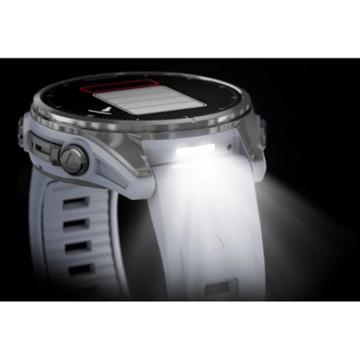 Ora e zgjuar Garmin Fenix 8 AMOLED 43mm, GPS, 1.3", e bardhë