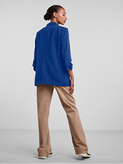 Xhaketë Pieces PCBOSS Regular Fit, blu