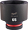 Çelës goditës Milwaukee Short Impact Socket, 1", 65 mm, i zi